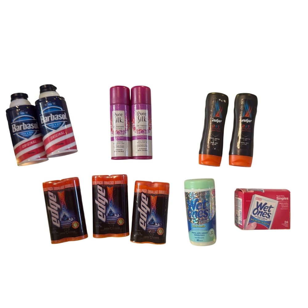 Mini Brands Zuru Toiletries Lot Old Spice Edge Pure Silk Barbasol